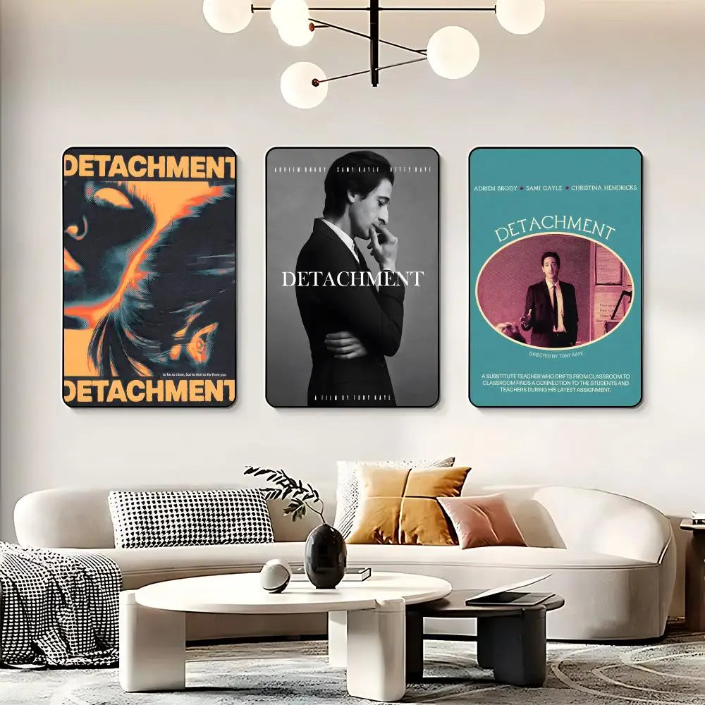 Movie D-Detachment Poster HD Self Adhesive Waterproof Wall Art Ideal for Home Office Dorm Bedroom Great Gift Peaceful Pleasures Health and Wellness