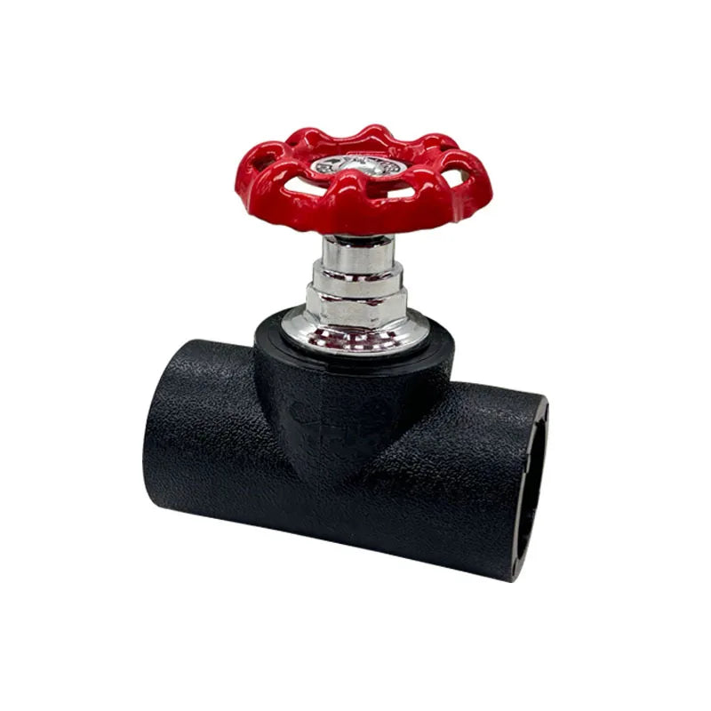 Copper Globe Valve DN20–DN63 Handwheel Gate for PE Pipe