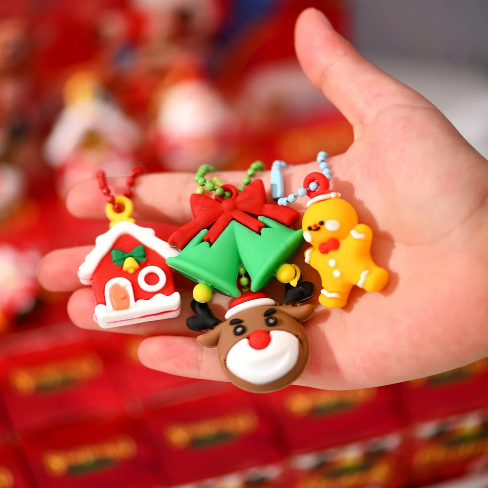 For Christmas Ornaments Advents Calendar 24pcs Xmas Tree Small Present Boxes Hanging Decorations Ornaments Christmas Gifts Peaceful Pleasures Health and Wellness