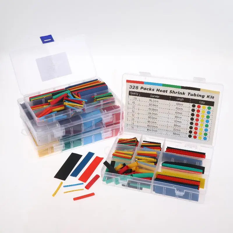 2:1 Heat Shrink Tubing Kit – Wire & Cable Insulation Set Heat Shrink Tubing Kit Peaceful Pleasures Health and Wellness