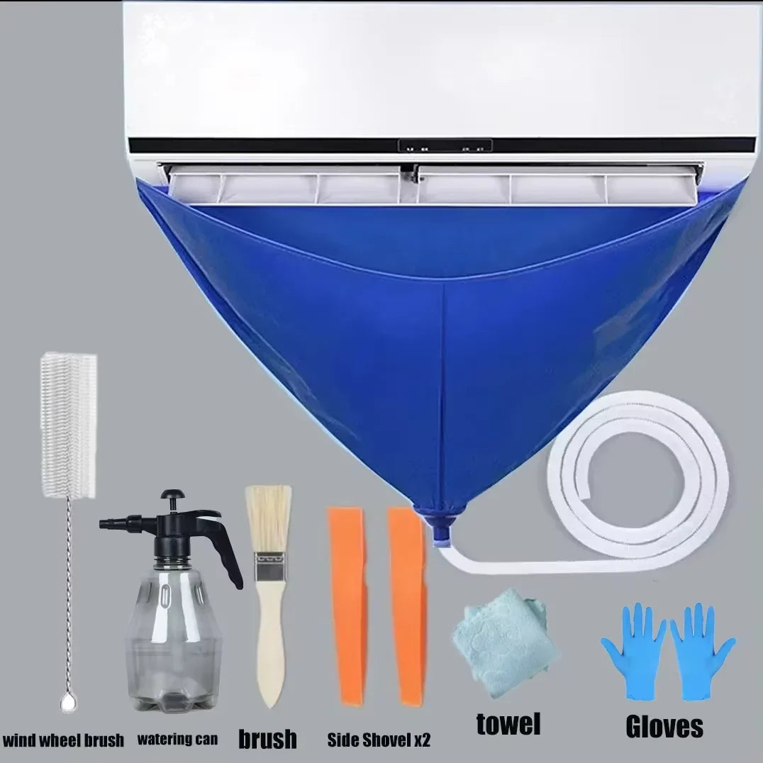 100cm PVC Air Conditioner Cleaning Cover Bag with Drain Pipe