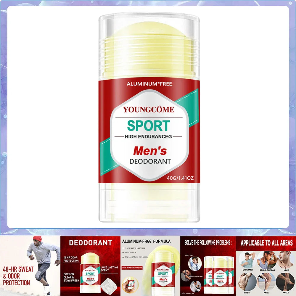 YOUNGCOME Honey Peach Deodorant Stick – Aluminum Free 1-3 Pack