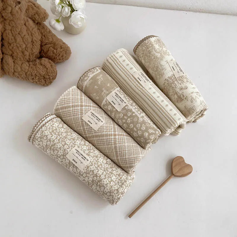 Baby Muslin Swaddle Blanket | 2-Layer Cotton & Bamboo Gauze Baby Swaddle Blanket Peaceful Pleasures Health and Wellness