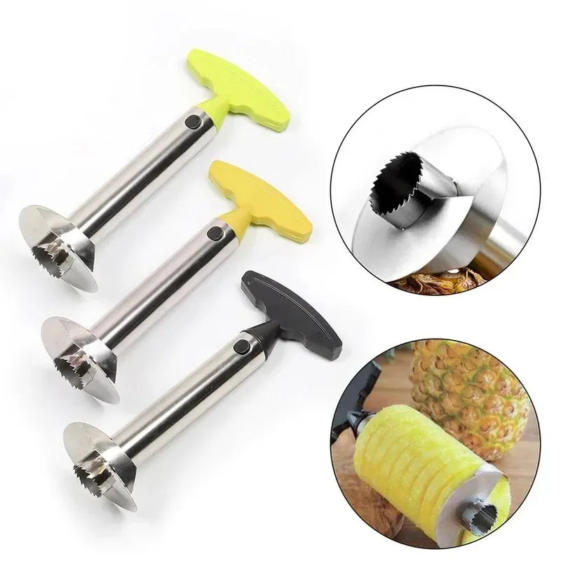 Pineapple Slicer Peeler Cutter Parer Knife Stainless Steel Kitchen Fruit Tools Cooking Tools kitchen accessories kitchen gadgets Peaceful Pleasures Health and Wellness
