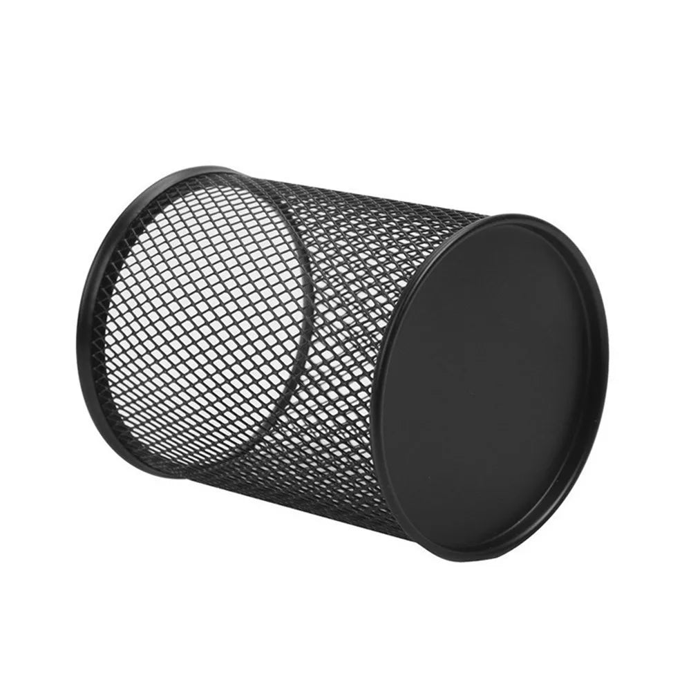 Metal Mesh Pen Holder Set of 3 – Desk Organizer & Storage