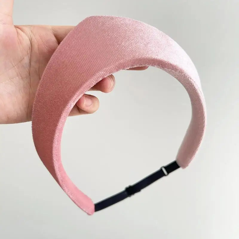 Crown Velvet Headband – Retro Hair Accessory for Women & Girls