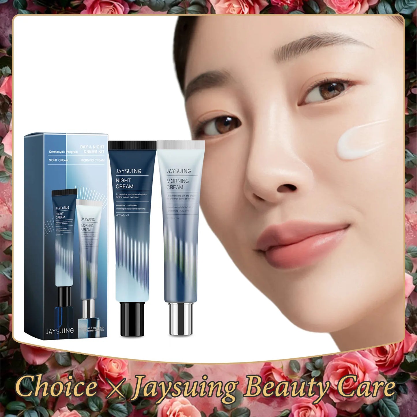 Jaysuing Day & Night Face Cream Set – Brighten, Firm & Hydrate