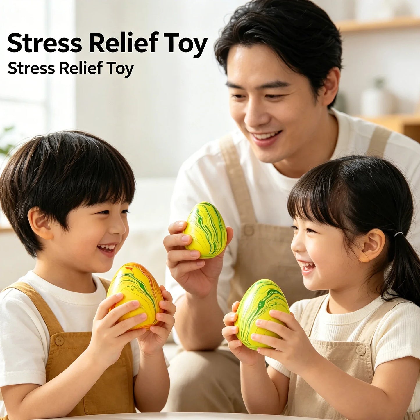 Marbled Egg Squishy Slow Rising Squeeze Sensory Fidget Toy