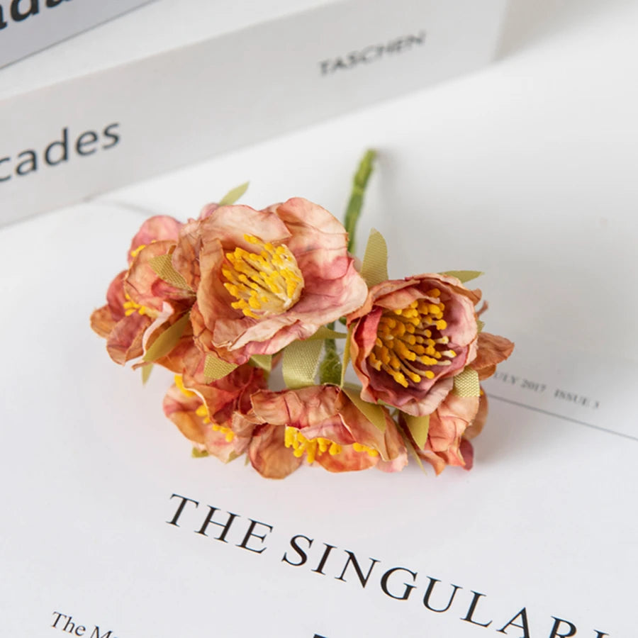 Artificial Silk Plum Blossom Flowers | Home & Party Decor