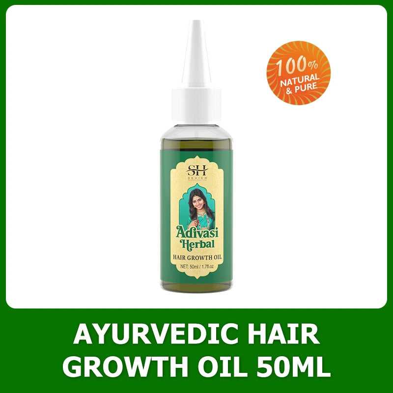 Ayurvedic Hair Growth Oil – Coconut-Based Scalp & Hair Serum (50ml)