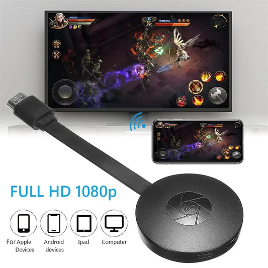 HD Wireless Screen Mirroring Dongle 1080P WiFi TV Stick Airplay Miracast DLNA For iOS Android Mac Windows TV Projector Peaceful Pleasures Health and Wellness