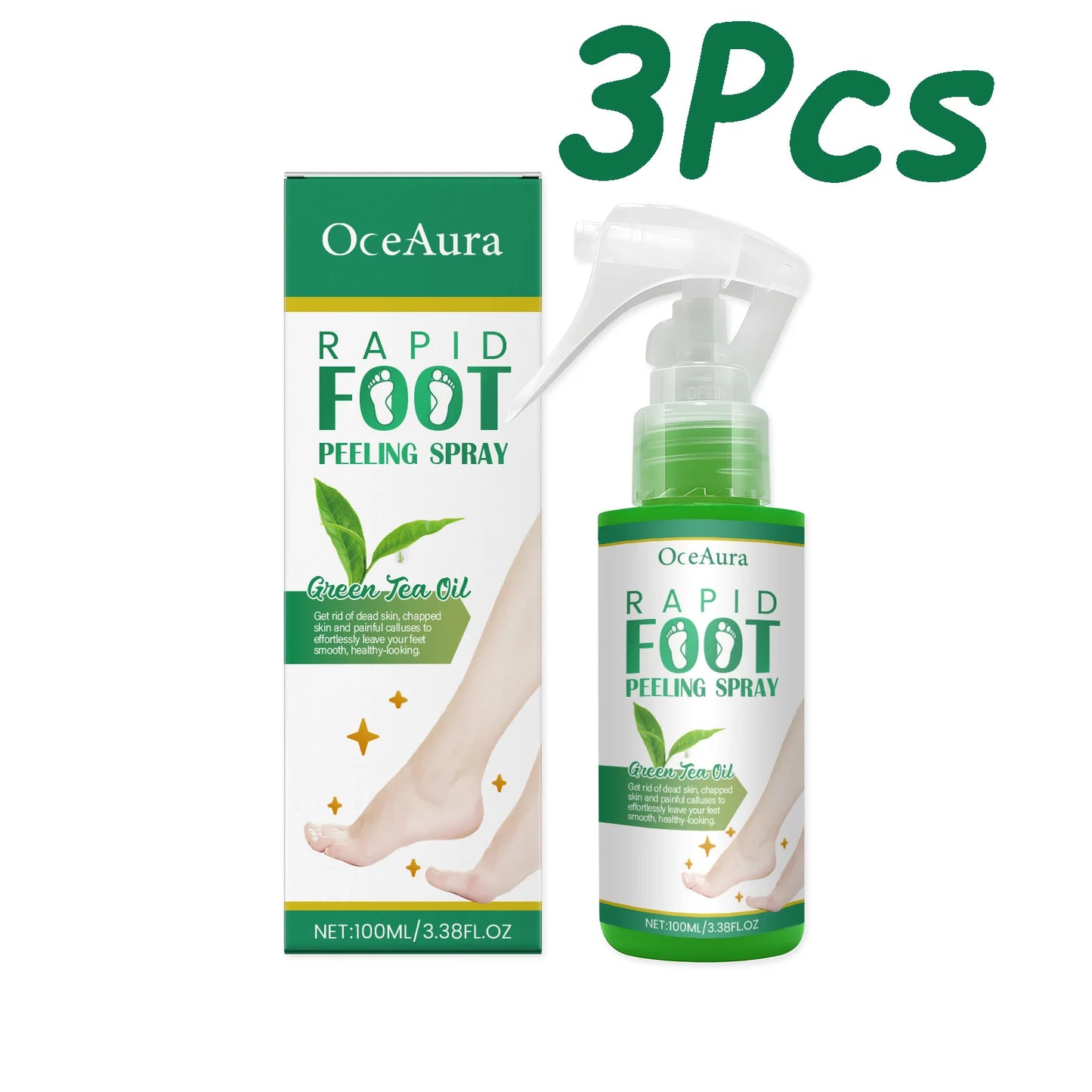 Foot Peeling Spray – Exfoliate & Heal Dry Cracked Heels