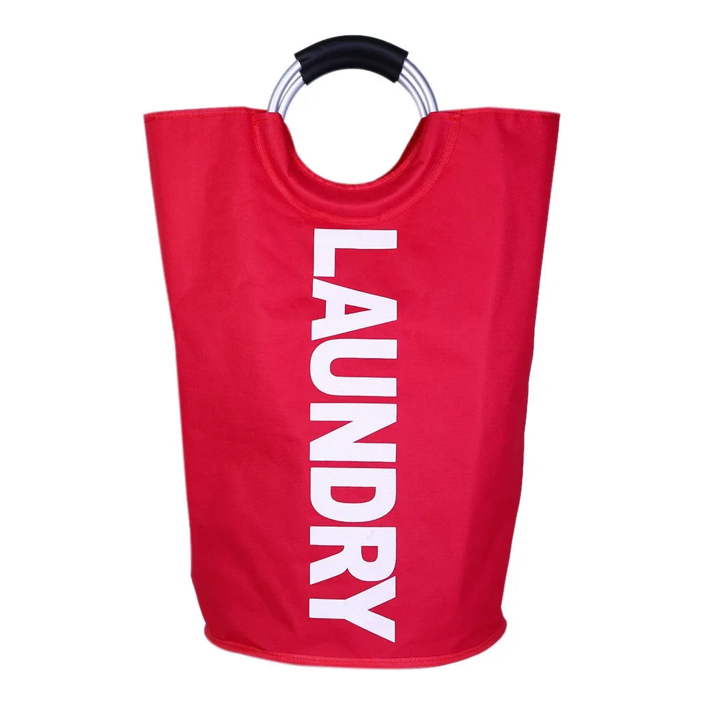 Extra-Large Foldable Waterproof Laundry Basket | Padded Handle