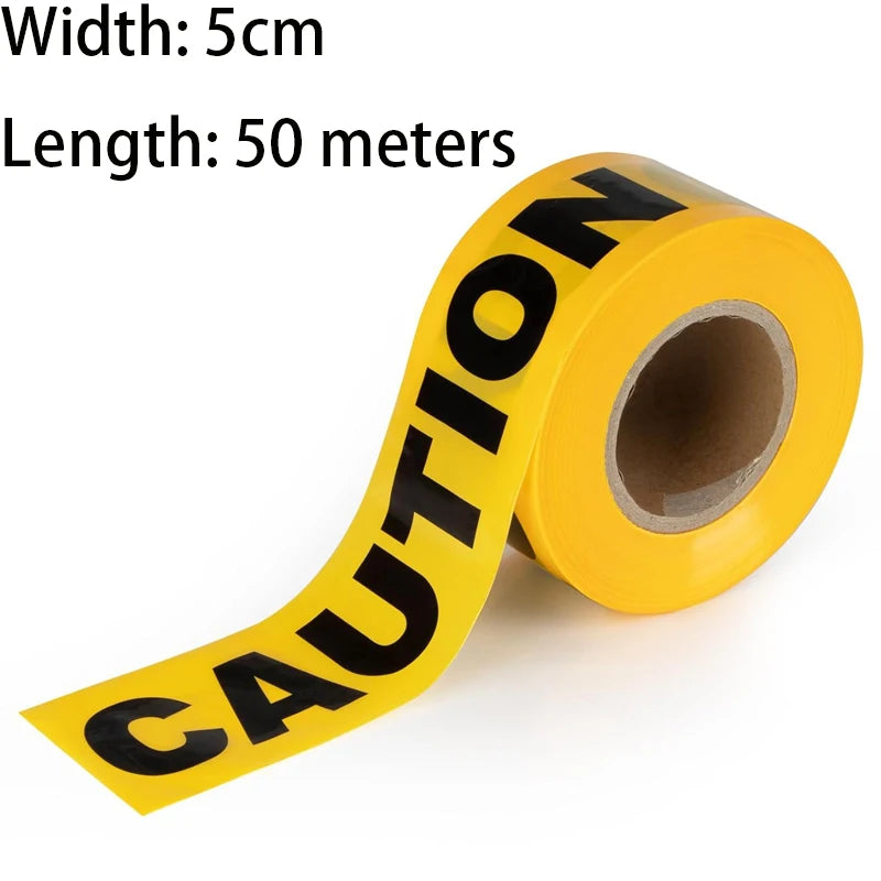 Halloween Danger Tape Yellow Red Barricade Line Bold Caution