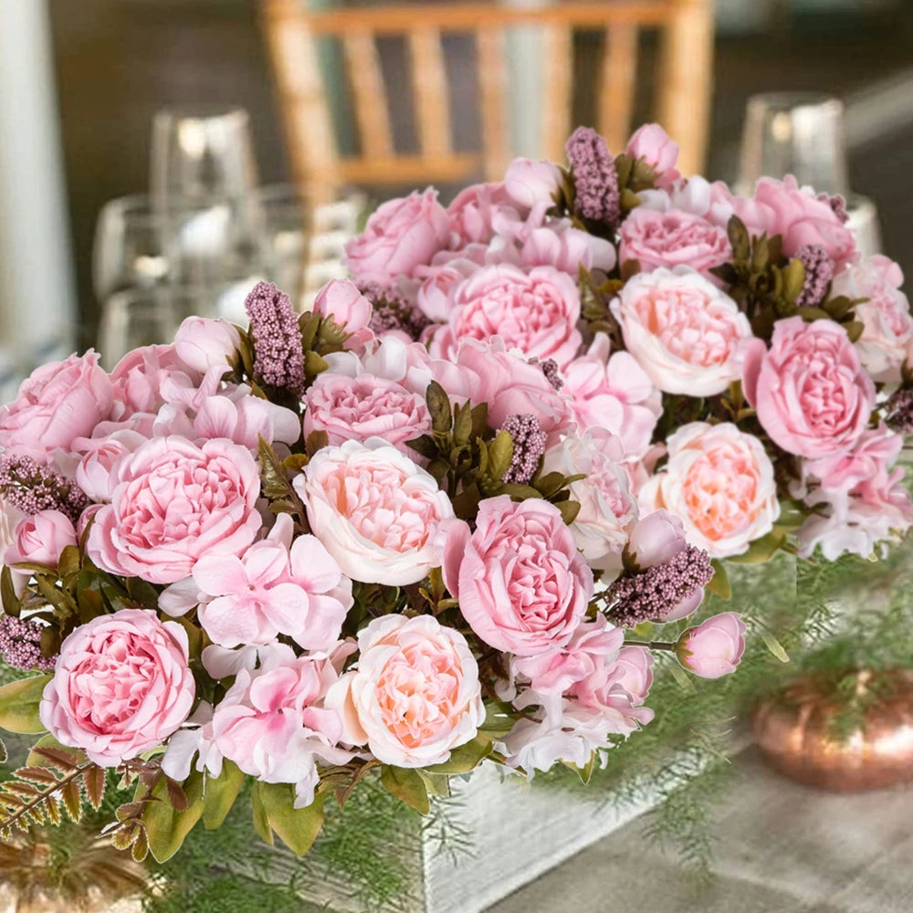 Silk Artificial Peony Bouquet | Wedding, Home & Party Decor
