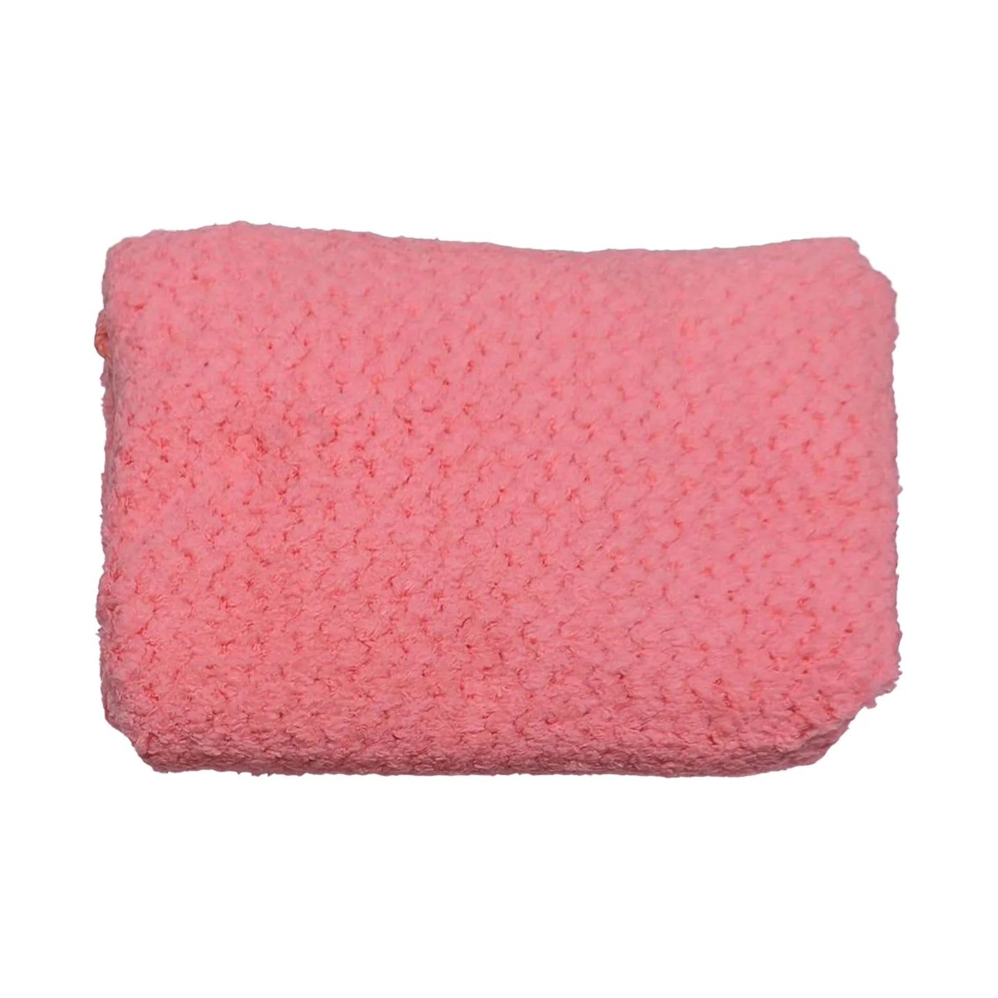 Large Microfiber Hair Towels Ultra Soft Hair Towel Wrap with Elastic Loop for Curly Hair Long & Short Hair Peaceful Pleasures Health and Wellness Light pink