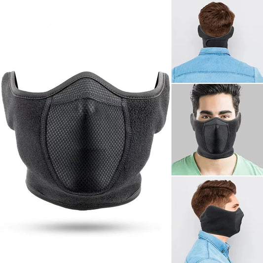 Fleece Windproof Face Mask – Winter Cycling, Skiing & Ear Warmth Winter Face Mask Oasis Select