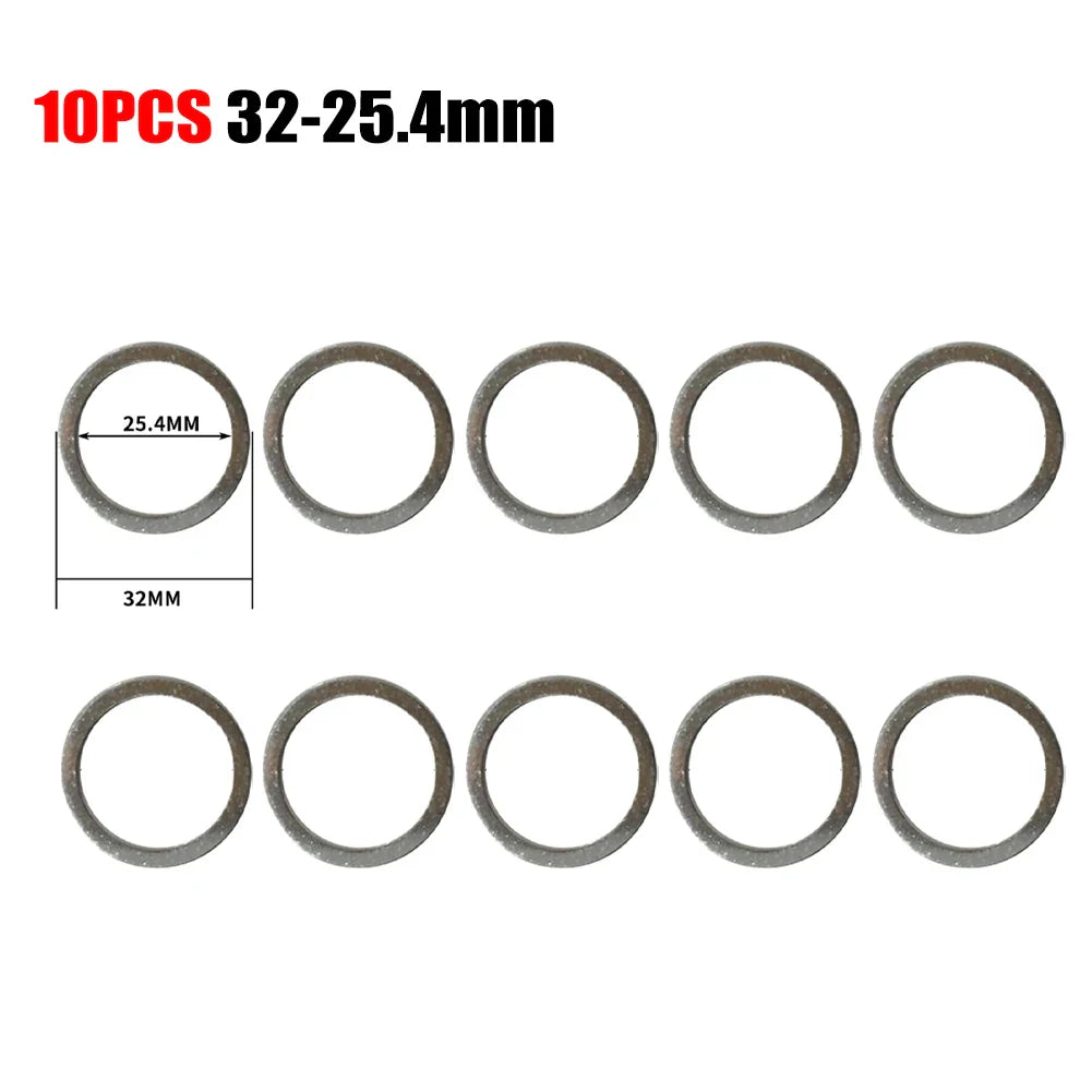 10pc Circular Saw Blade Reducing Rings Set 10–32mm Arbor