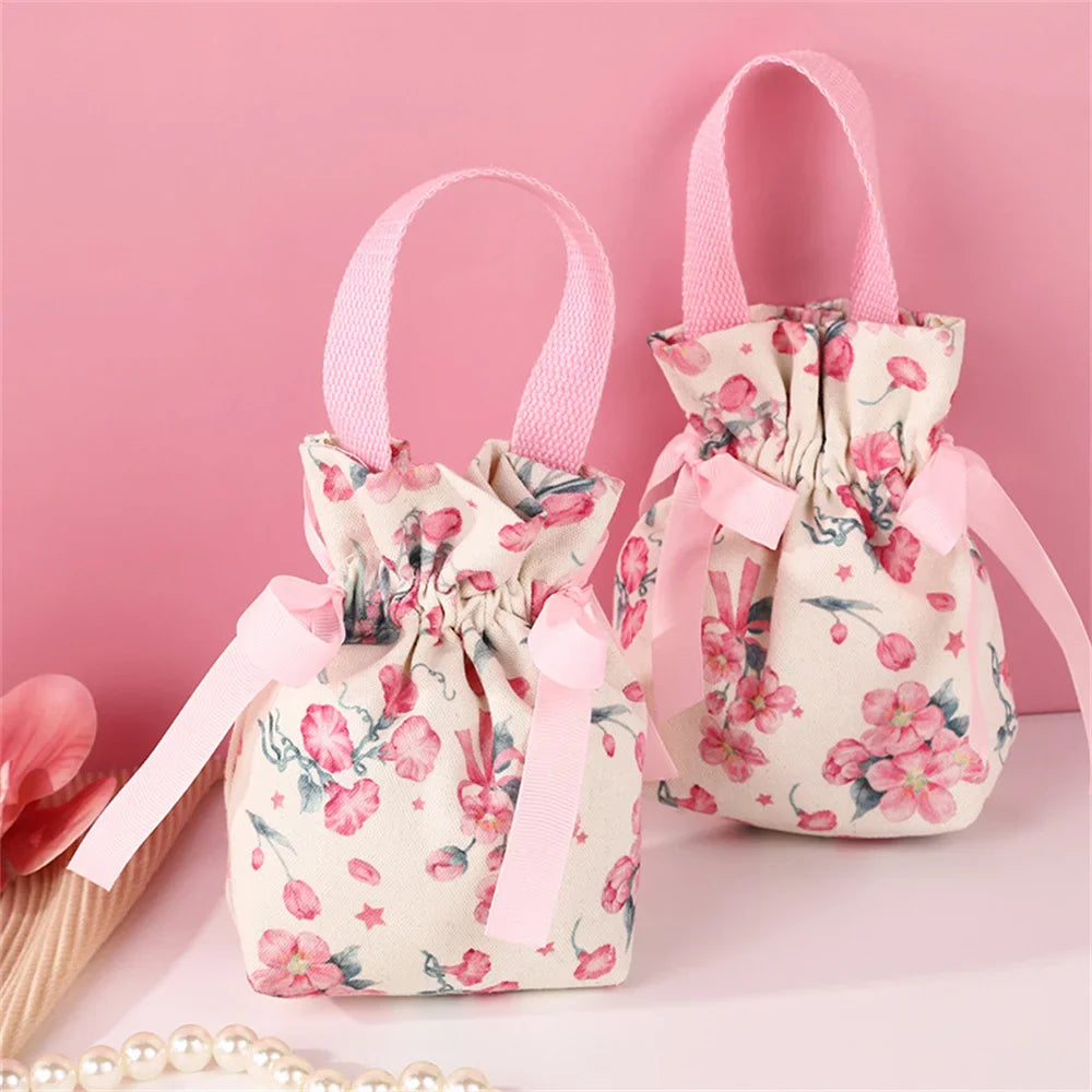 Canvas Drawstring Candy Gift Bags – Wedding & Party Favours