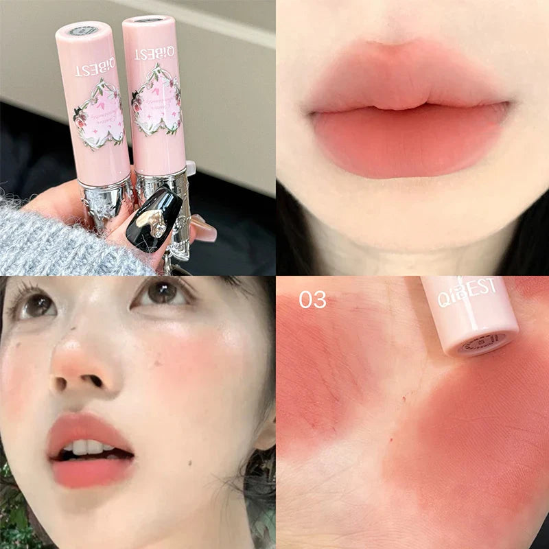 QIBEST Velvet Matte Liquid Lipstick | 4 Nude Shades | Long-Lasting