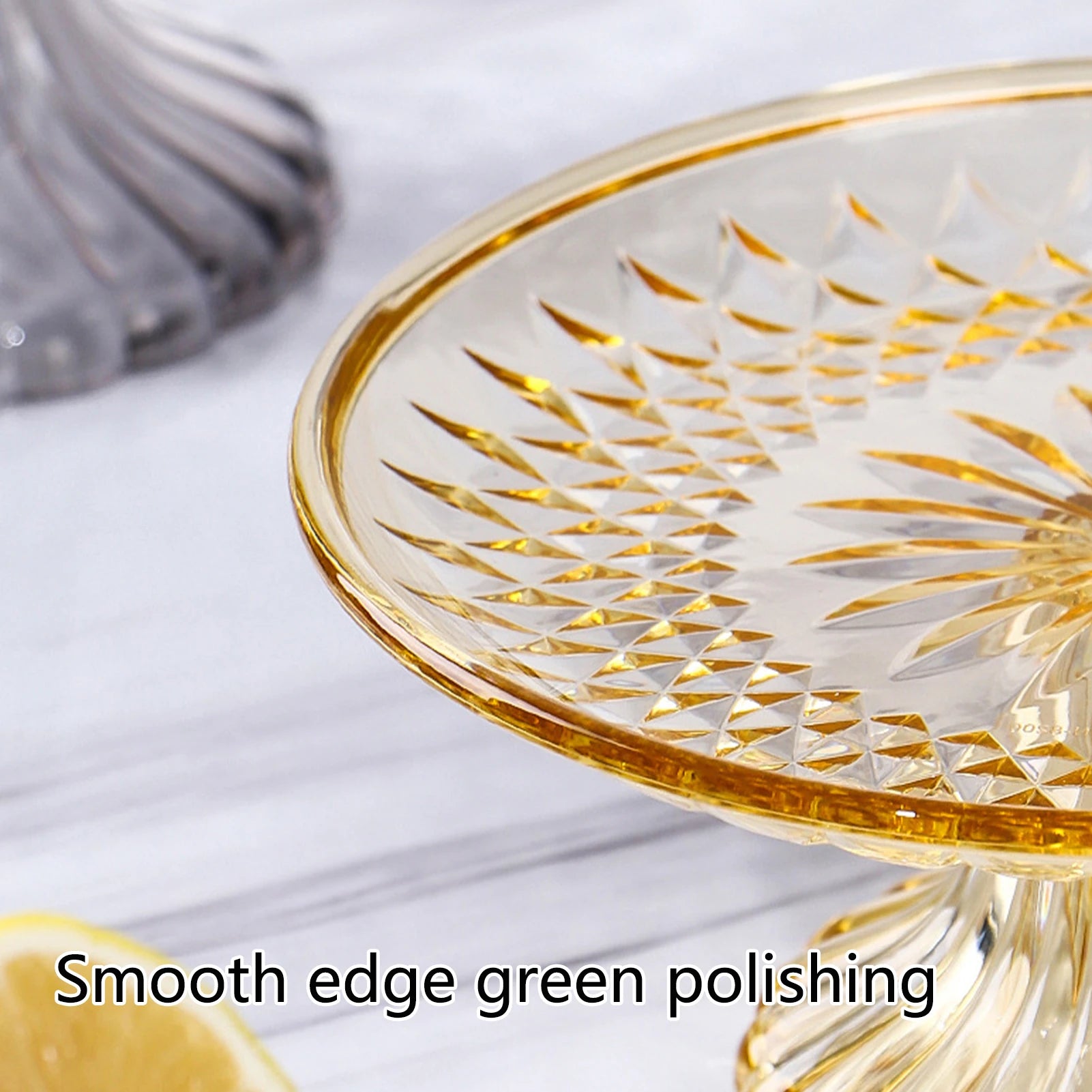 Round Cake Stand Serving Tray Shatter-proof Dessert Plate with Stand for Party Decorating Supplies Peaceful Pleasures Health and Wellness