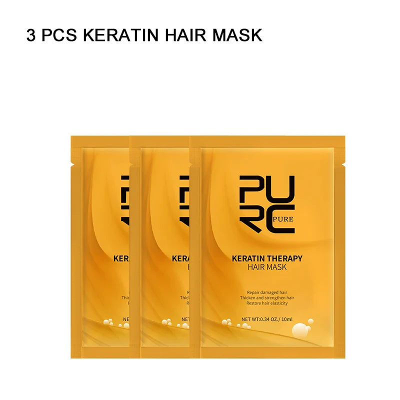 PURC Keratin Hair Mask – Repair Split Ends & Deep Moisturize