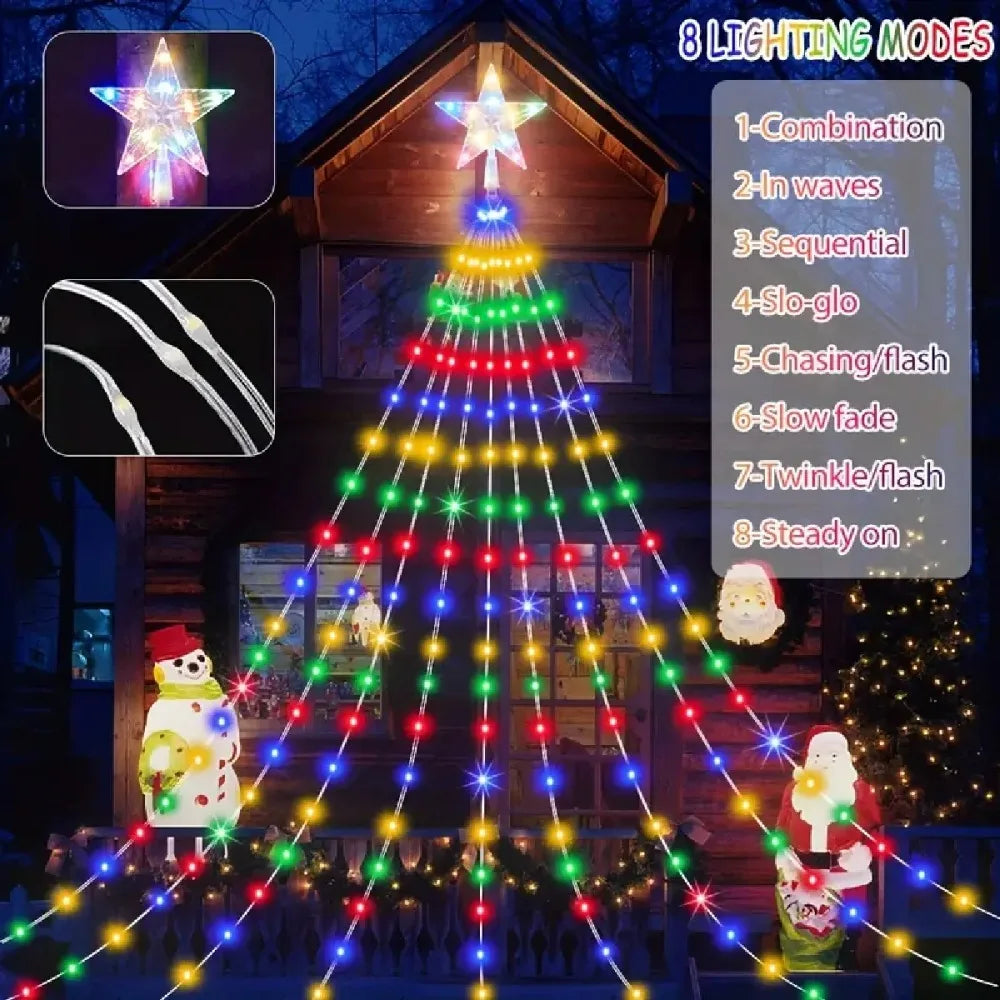 USB LED Fairy String Lights 2M/3M | 8 Modes Waterproof Outdoor