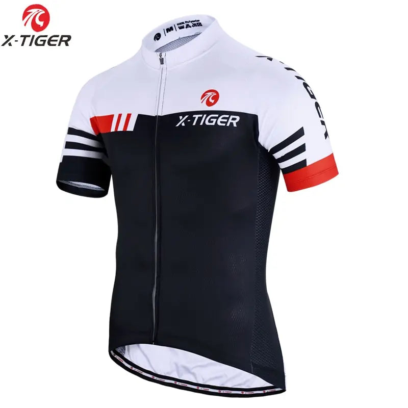 X-TIGER Men's Pro Short Sleeve Cycling Jersey | Summer MTB