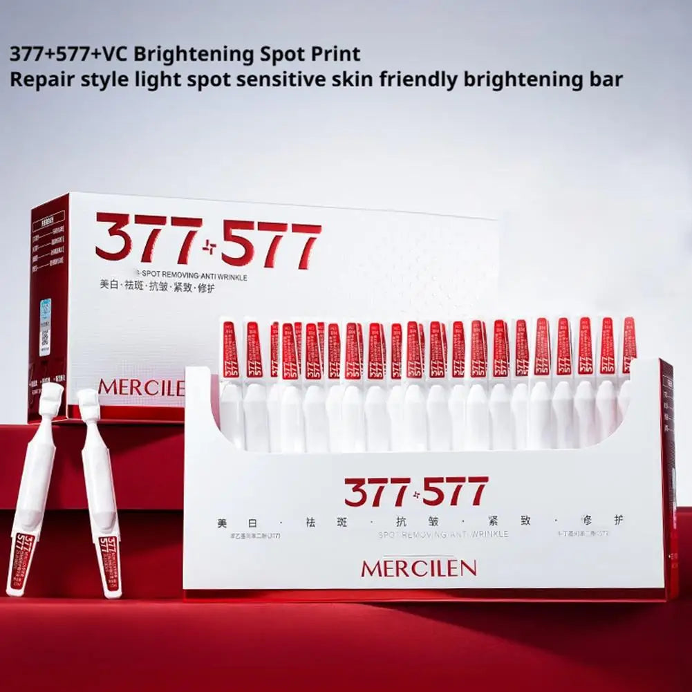 377 577 VC Remove Acne Repair Essence For Sensitive Skin Anti-wrinkle Firm Specializing Whiten Brighten Second Throw Serum Set Peaceful Pleasures Health and Wellness