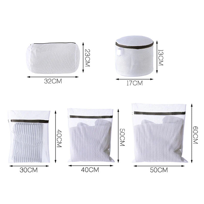 Mesh Laundry & Travel Storage Bags for Clothes – 2/3/5 Pack