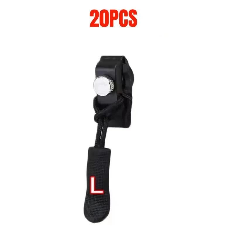 3-20Pcs Zipper Repair Kit Detachable Zipper Pulls for Bags Coats Clothes Shoes No Tools Needed Replacement Zipper Heads 2026 Peaceful Pleasures Health and Wellness L-20PCS