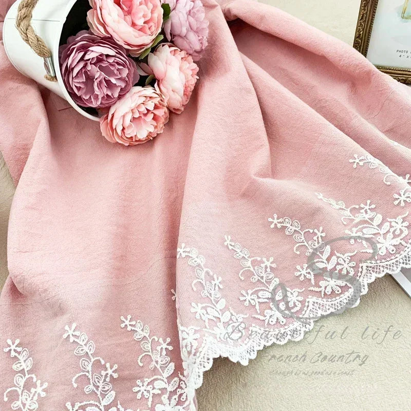 Pure Cotton Apron Floral Art All-cotton Garden Smock Princess Full-body Flower Shop Work Clothes Summer Linen Manicure Apron New Peaceful Pleasures Health and Wellness