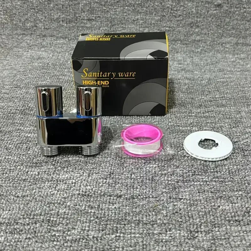 Double Outlet Angle Valve | Shower & Washing Machine Control