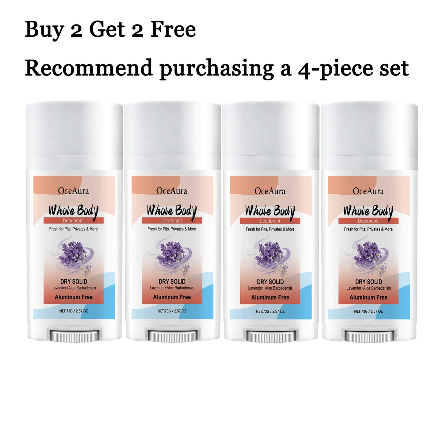 Floral Body Deodorant Stick 73g – Alcohol-Free & Moisturizing