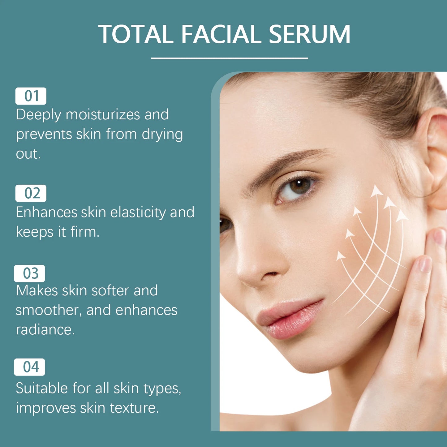 Jaysuing Hyaluronic Acid Anti Aging Serum Reduce Wrinkles Dark Spots Deep Moisturize Hydrating Lift Firming Makeup Beauty Unisex Peaceful Pleasures Health and Wellness