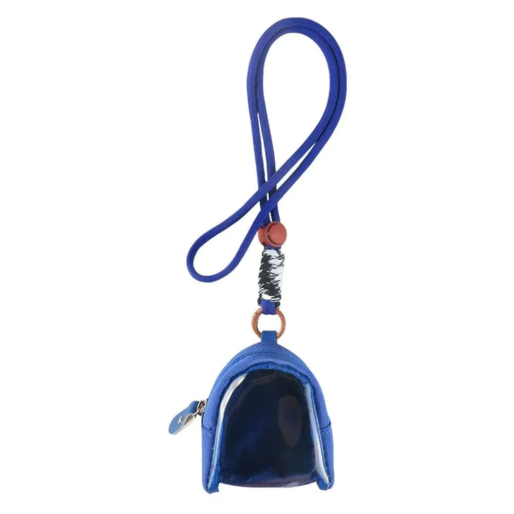 For Tamagotchi Paradise Waterproof Protective Case With Lanyard For Digital Pet Game Console Transparent Storage Pouch Peaceful Pleasures Health and Wellness blue long rope
