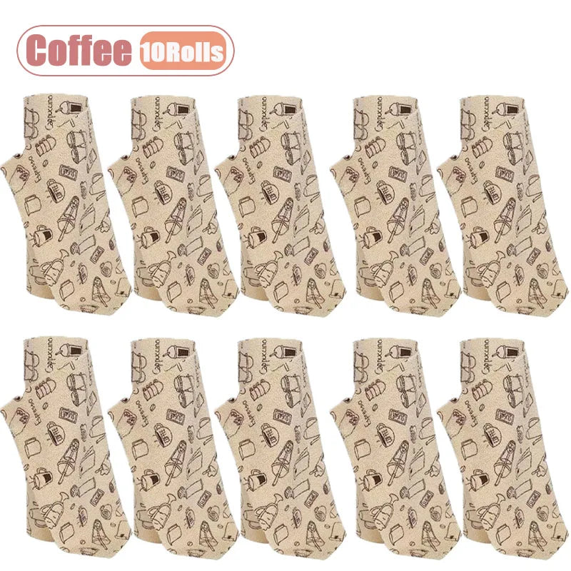 Pull-Apart Microfiber Roll Towels – Lint-Free Car & Kitchen Wipes