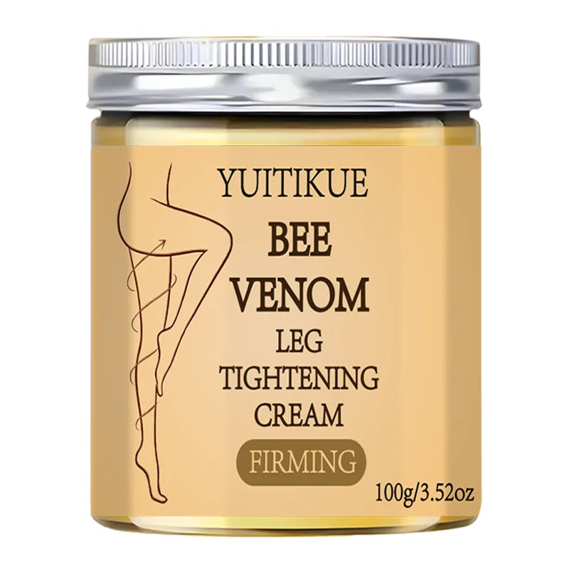 Leg Tightening Cream, Yuitikue 100g Bee Venom Firming Cream for Legs, Natural Skin Tightening & Moisturizing Body Care Peaceful Pleasures Health and Wellness 1pc 100g