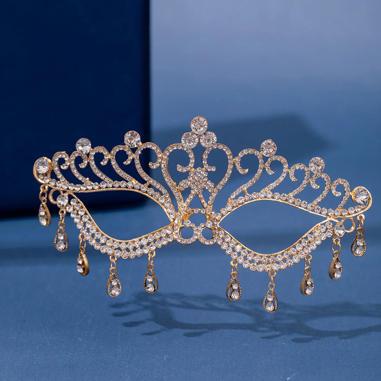 Women Crystal Masquerade Mask Rhinestone Fancy Mask Evening Party Mask for Masquerade Ball Banquet Cosplay Peaceful Pleasures Health and Wellness 19