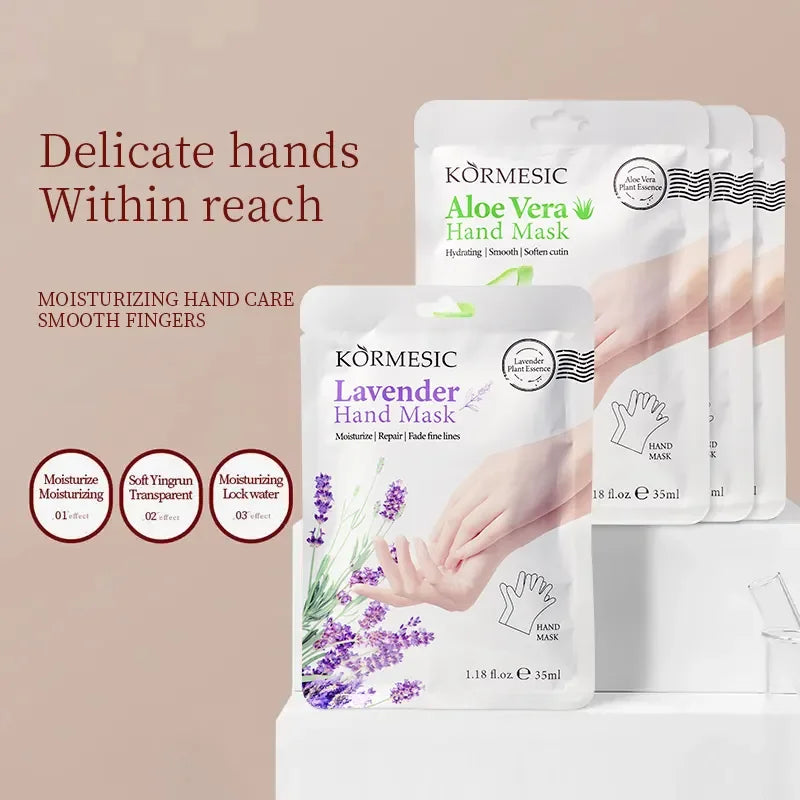 Moisturizing Hand Mask Gloves – Lavender & Aloe Vera