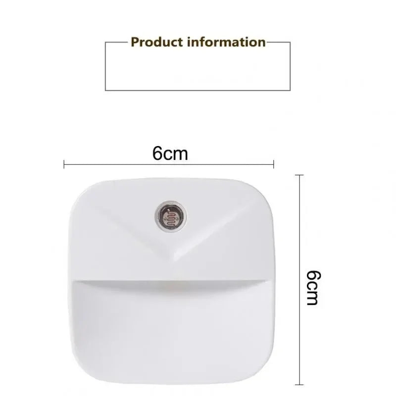 LED Smart Sensor Plug-In Night Light | EU 220V Wall Light