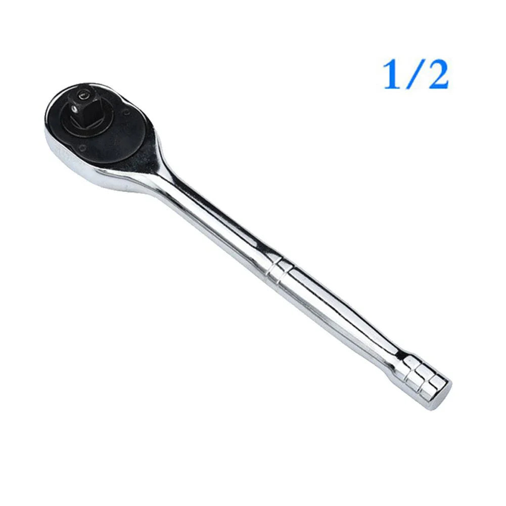 1/4" 3/8" 1/2" Drive Ratchet Wrench – Quick-Release Reversible