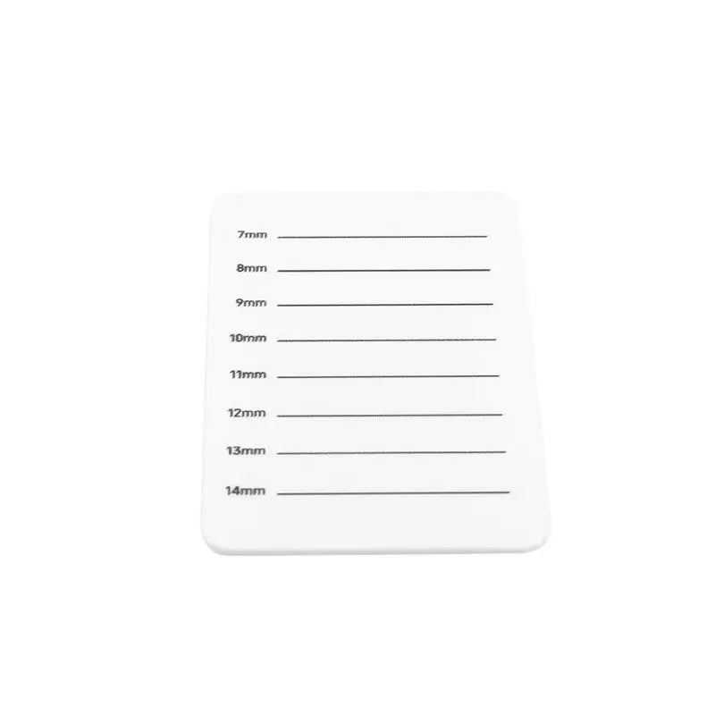 Wrist Strap Style Eyelash Show Boards Handheld Lash Sorting Tray Lash Holder Portable Eyelash Extension Pallet Makeup Tools Peaceful Pleasures Health and Wellness White 7-14mm