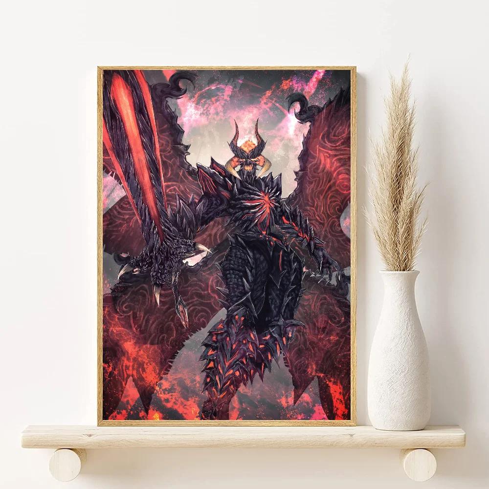 Devil May Cry Anime Poster HD Waterproof PVC Wall Art Decor Anime Wall Poster Peaceful Pleasures Health and Wellness z21 15X20cmNoframe