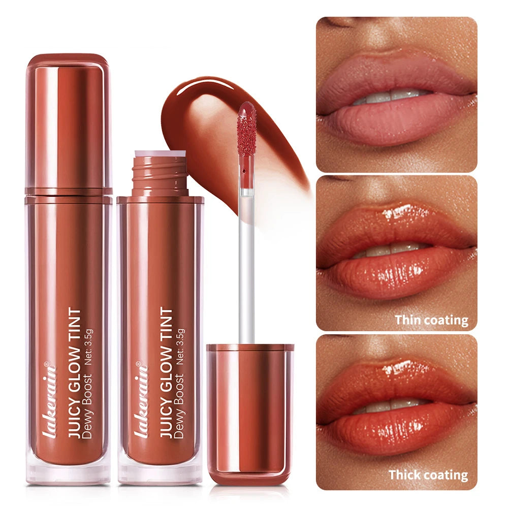 Waterproof Lip Gloss Long Lasting Moisturizing Halo Dyeing Mirror Glass Shine Color Cosmetics Care Oil Plumper Peaceful Pleasures Health and Wellness