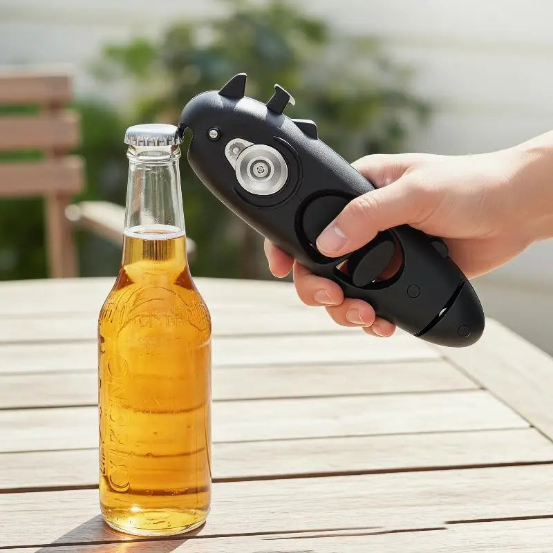 Heavy Duty 8-in-1 Kitchen Can Opener – Stainless Steel Can Opener Peaceful Pleasures Health and Wellness