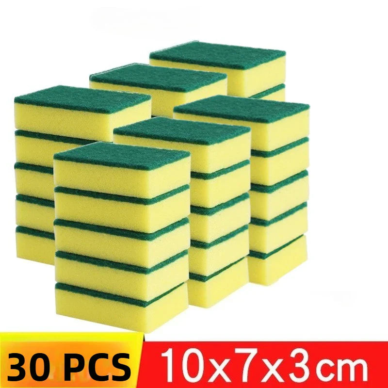 Dual-Sided Kitchen Scrub Sponges – Super Absorbent (1–60 Pack)