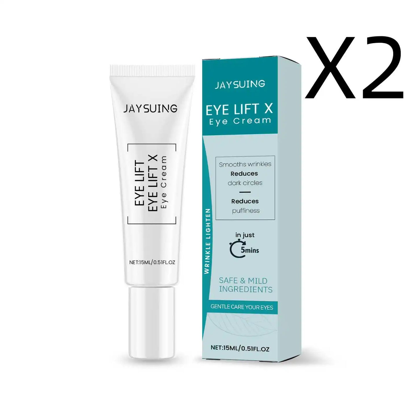 Tightening Care Eye Cream Reduce Fine Lines Remove Dark Circles Under Eyes Brighten Enhance Elasticity Moisturizing Eye Lotion Peaceful Pleasures Health and Wellness 2X15ml