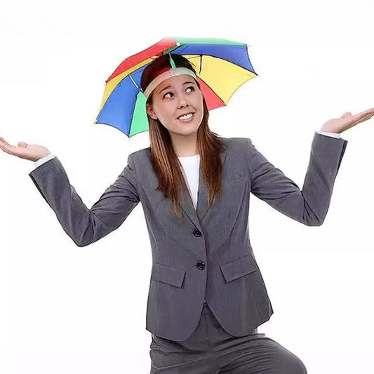 Foldable Hands-Free Umbrella Hat for Sun & Rain | Outdoor Cap Umbrella Hat Peaceful Pleasures Health and Wellness