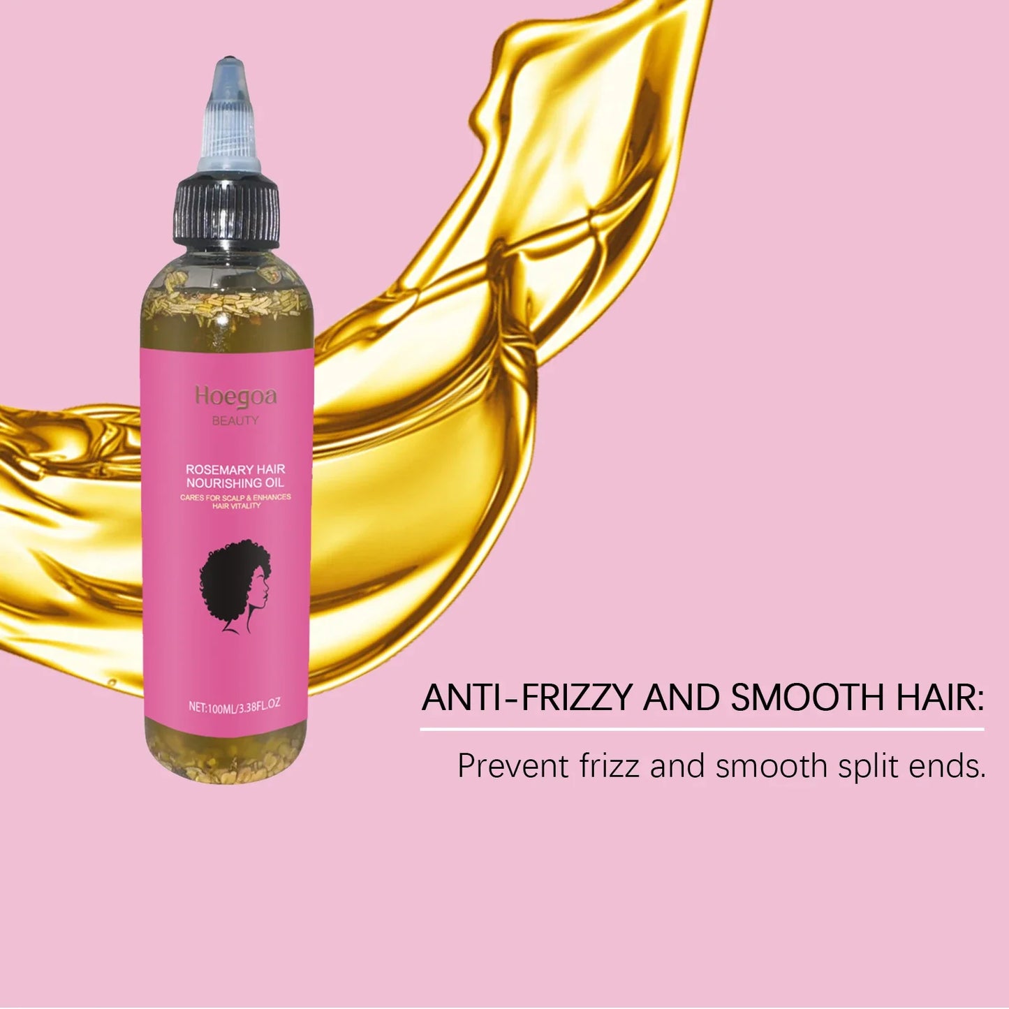 HOEGOA Rosemary Hair Growth Oil – Strengthen & Moisturize 100ml